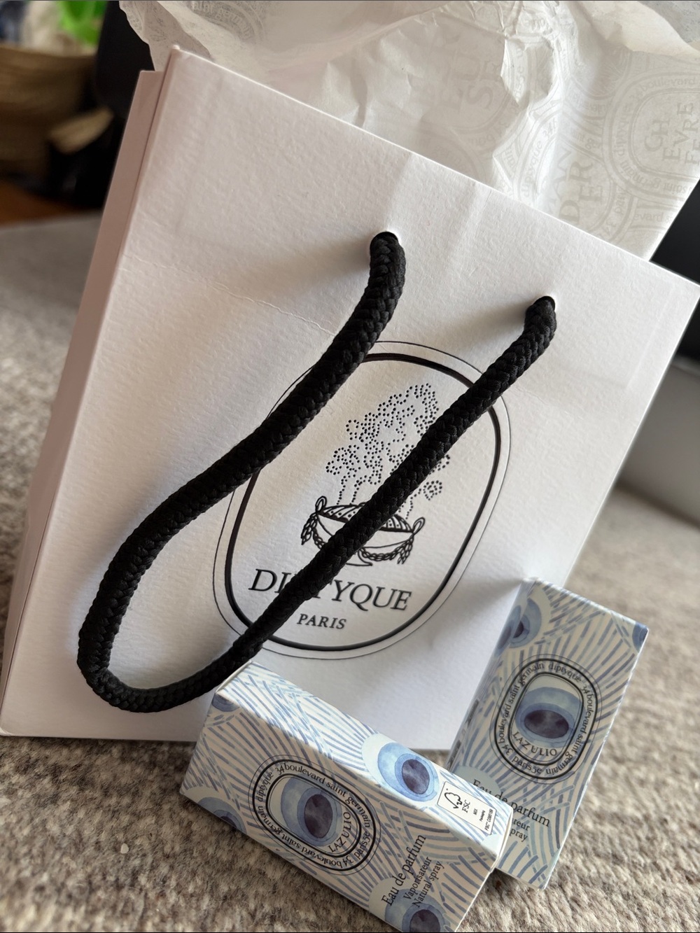 Diptyque Lazuilio SET OF TWO each size 2ML